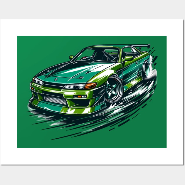 Nissan Silvia S14 Wall Art by raventink